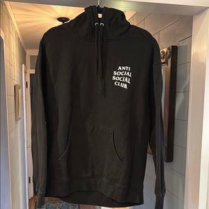 Anti Social Social Club Black Pullover Hoodie